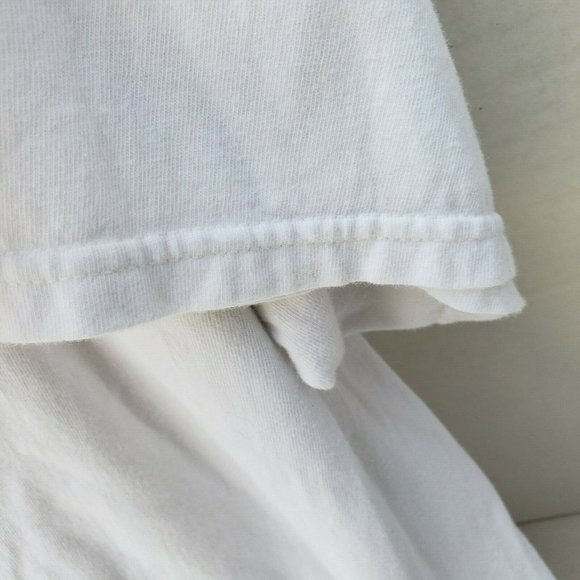 The Wizard Of Oz Tin Man Big Graphic Tee T Shirt White L XL Men Women 1997 TEC - Picture 8 of 11